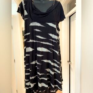 Black and tan animal print knit dress , Kensie brand